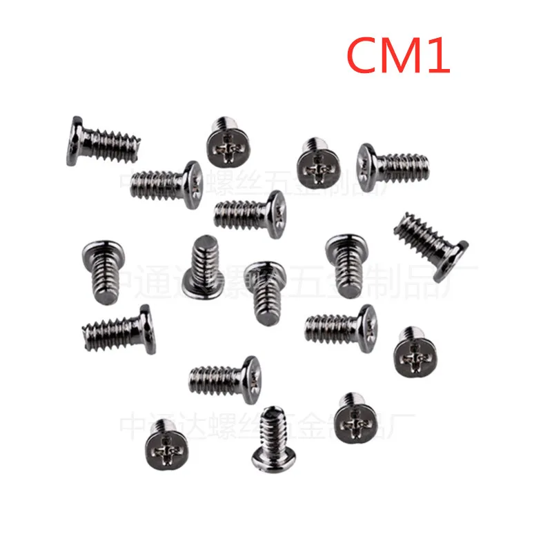 Тонкая головка philips винт M1 * 0 8/1/1.3/1.5/2/2.5/3/3.5/4/4.5 сталь никелированный CM1 100 шт./лот |