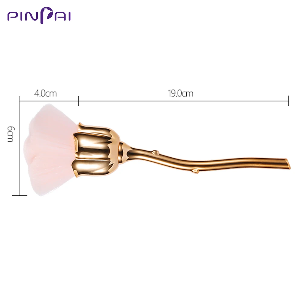 Новая кисть для дизайна ногтей модная розовая кисть для маникюра Румяна кисточки для пудры УФ гель инструменты для дизайна ногтей аксессуары для макияжа