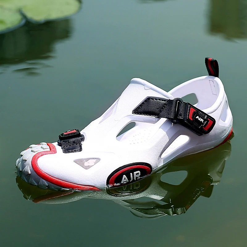 ZUNYU 2019 جديد أزياء الربيع الصيف أحذية الرجال أحذية رياضية الصنادل في الهواء الطلق أحذية ماء الرجال صنادل شاطئ رجل الأحذية حجم 36-45