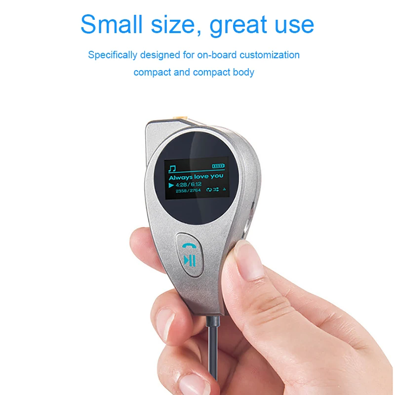 FM передатчик автомобильный Mp3 музыкальный плеер модулятор Bluetooth комплект 2.1A