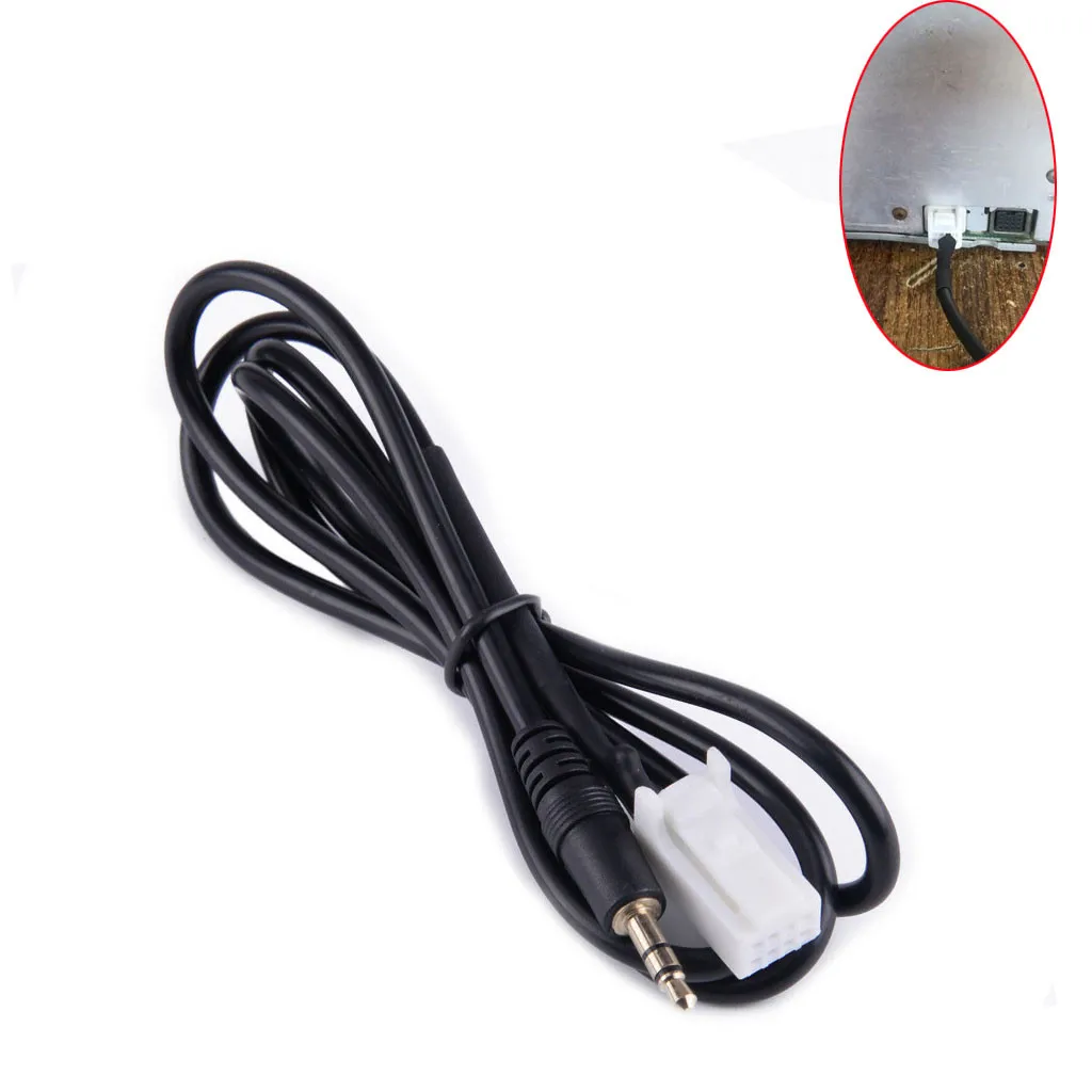 

Auto Accessories Aux Cable Brand New AUX Car Adapter 8 Pin Plug Audio Cable For Suzuki For Swift For Vitra Car Accessories