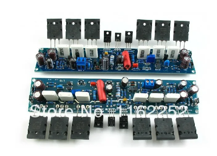 2Pcs 200W HIFI Mono Audio AMP / Pure Power Amplifier Board DIY KIT Used