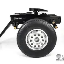 Металлический одноосный прицеп B LESU для 1/14 RC DIY Tmy Трактор модель грузовика автомобиля TH02031