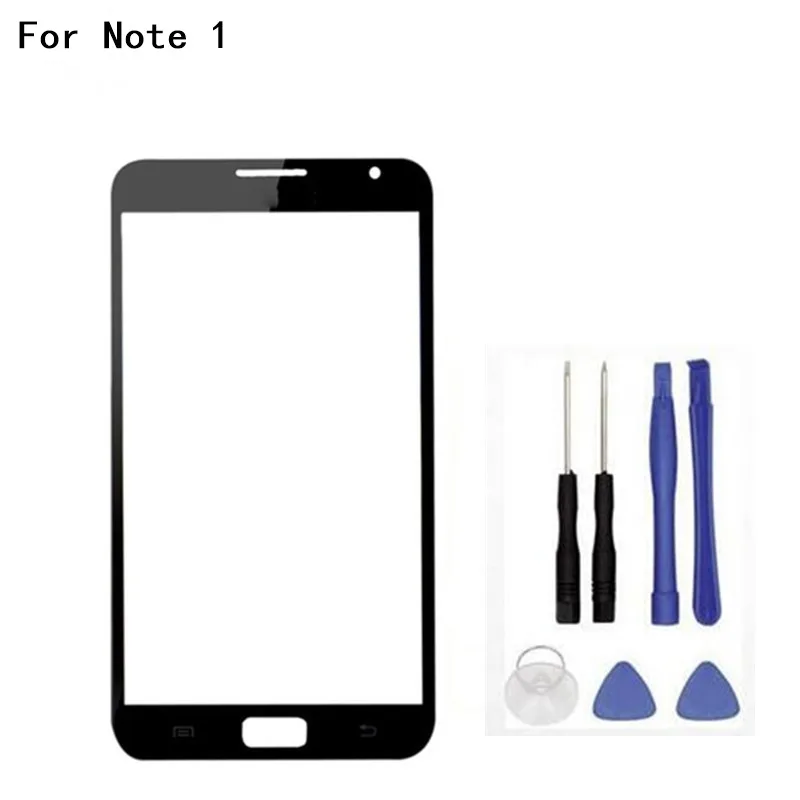 

Front Glass Touch Panel For Samsung Galaxy Note 1 N7000 i9220 Original Front Outer Glass Lens Cover Touch Screen+Tools
