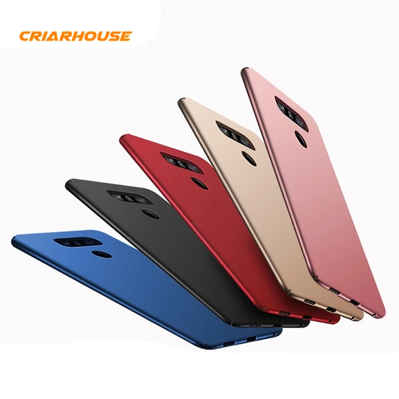 

CRIAR HOUSE Cases For LG G7 ThinQ G5 SE G6 V30 Plus Dual Color Slim Smooth Matte Hard PC Plastic 360 Full Protective Cover Case