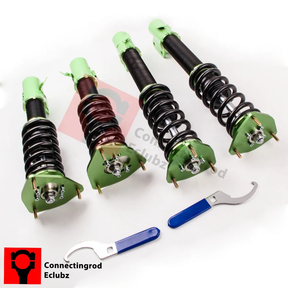 

Coilover Kit Shock Absorber Struts for Subaru Impreza WRX STI GDA GDB Adjustable Height with Mounts