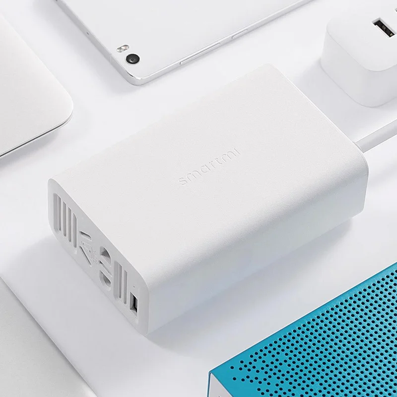 Автомобильный инвертор Xiaomi Mijia Smartmi 12 В в 220 USB многофункциональный быстрая