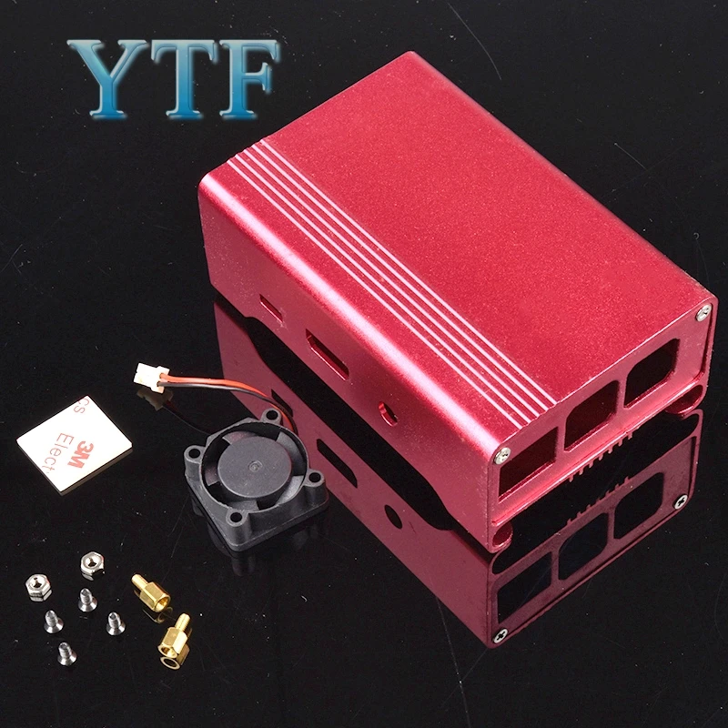 От имени Корпуса Алюминиевый Raspberry Pi 3 B/B + корпус из сплава алюминиевая коробка с