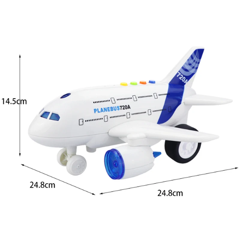 Luminous Pull Line Airplane Children's Development Toys Model Gift Creative Toy 