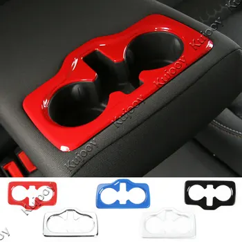 

5Colors ABS Car Rear Cup Holder Cap Cover Frame Trim Decor Sticker for Jeep Compass 2017+ Car Styling Accessories