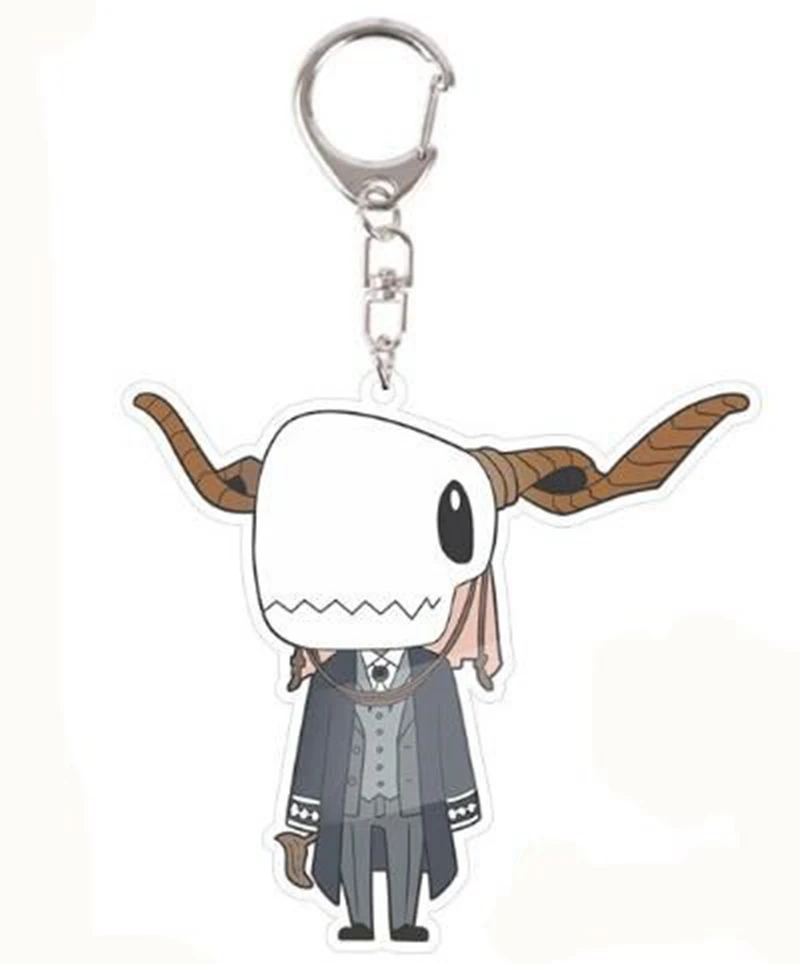 Anime The Ancient Magus' Bride Key Chain Chise Hatori Elias Ainsworth Keyring Key Chains (6)