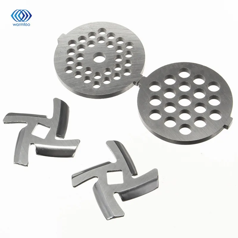 

Meat Grinder Blade Spare Part Stainless Steel 2 Pcs Meat Chopper + 2 Pcs Cutter Blade For MG30/60