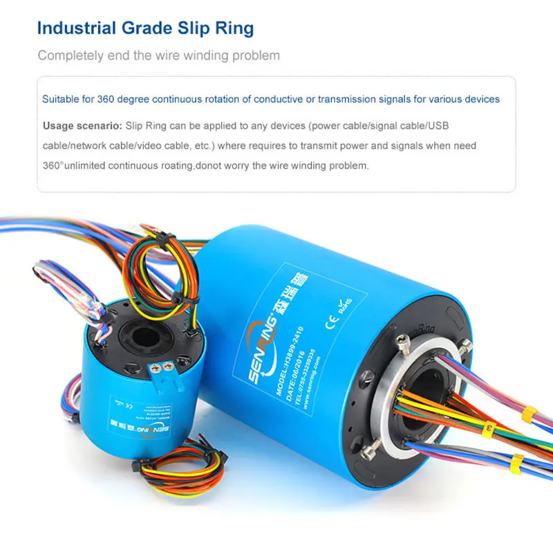 through hole slip ring