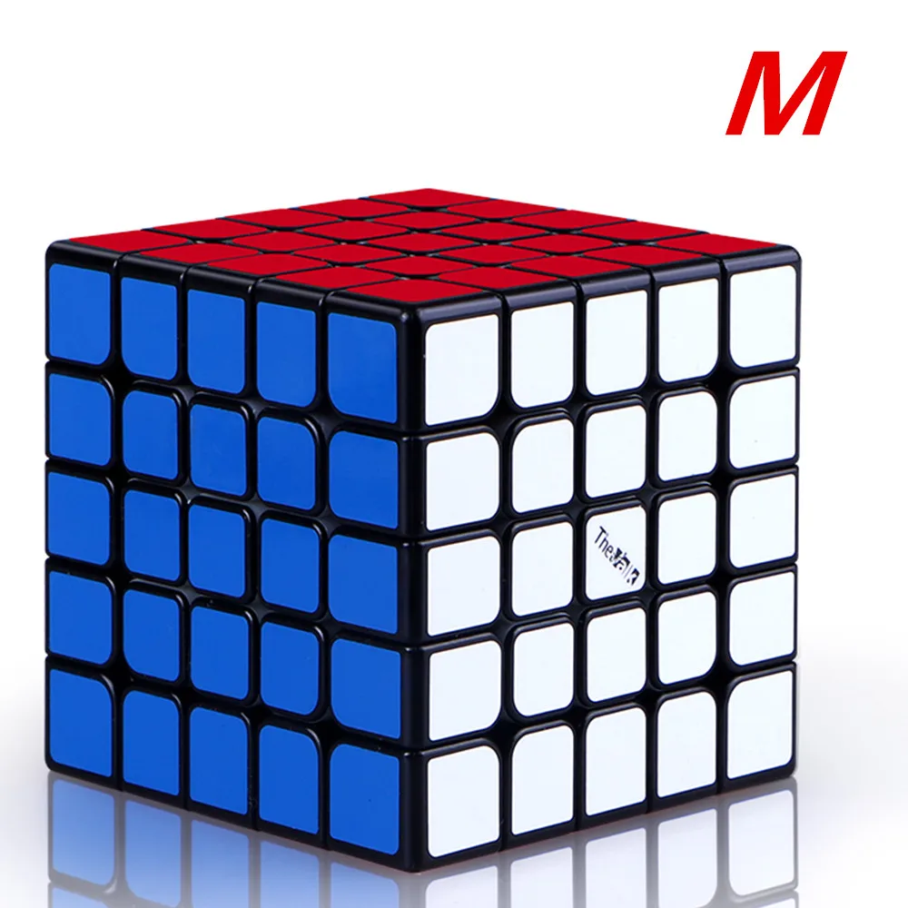 Cuber speed Qiyi Valk 5 M Black 5x5 Mofangge Valk 5m Stickerless speed cube