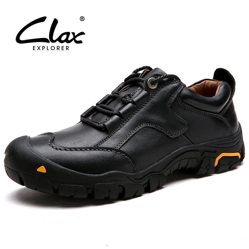 Souple En Cuir Véritable Boot Casual Marche Cheville Printemps brown Hommes 2019 Black Automne Chaussures De Bottes Clax H76SO