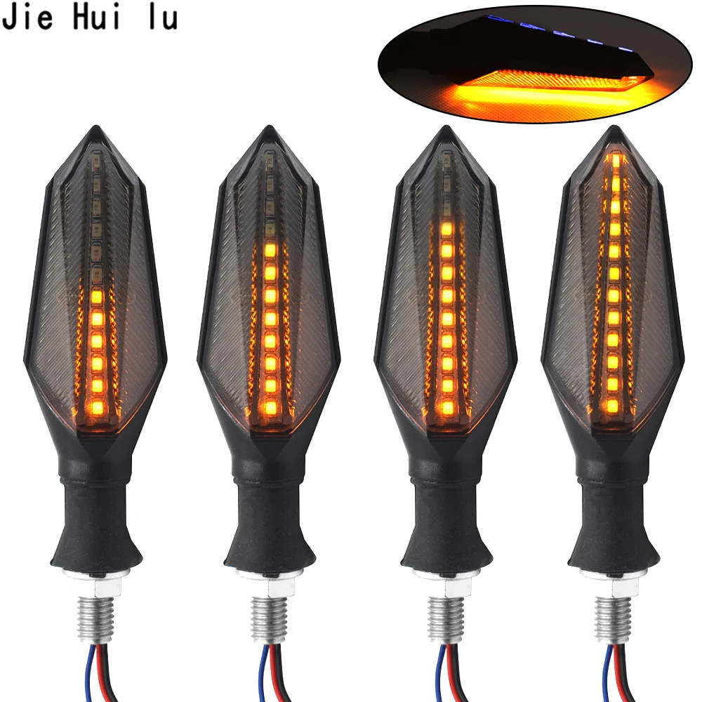 

NEW Motorcycle modified Turn signals waterproof turn lights LED direction lamp decorative motocross lights Daytime lamp