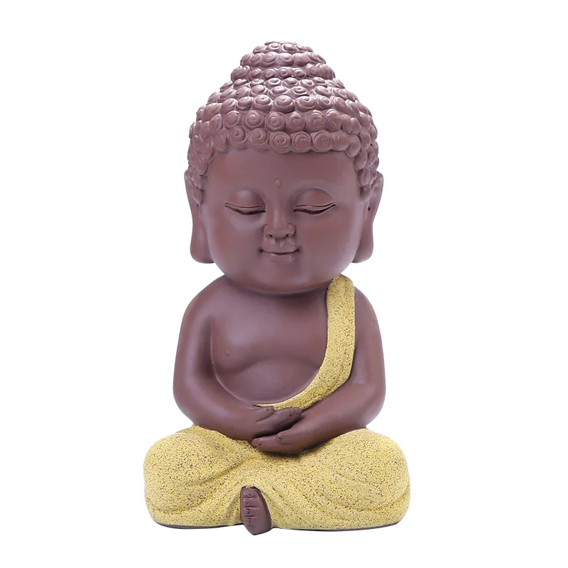 yixing zisha tea pet small Buddha home garden deocration house warming gift new