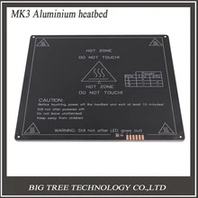 2016 НОВЫЕ продукты Лучшие продажи Инновационных MK3 Алюминий heatbed для 3d принтер 220*220*3 мм с Радиан углы