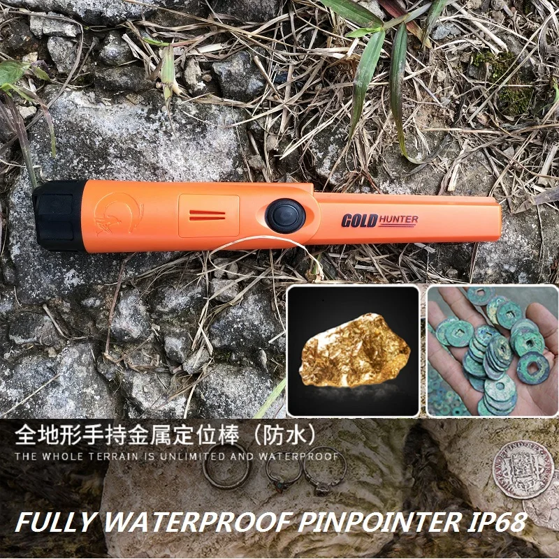 Водонепроницаемый точечный металлоискатель Gold Hunter TM портативный ручной