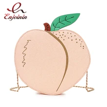 Милая модная персиковая стильная блестящая повседневная сумка через плечо для девочек, мини сумка-мессенджер, женская подвеска на сумку, женская сумка