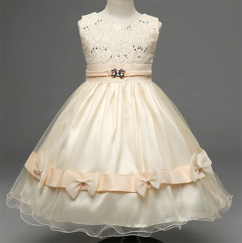 

Retro Princess Kids Party Wear Costume Girl Wedding Dress Brand Designer Fancy Prom Ball Dresses For Girls robe ceremonie fille