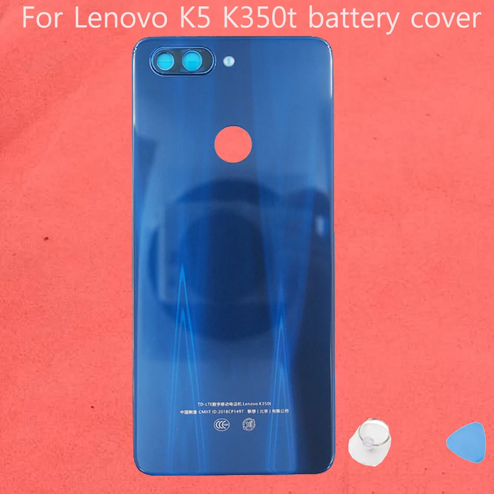 Стеклянная Крышка батарейного отсека для Lenovo K5 K350t сменная корпуса запасные