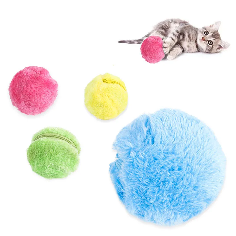 Pet Magic Roller Ball Toys For Dog Cat Electric Automatic Fleece Dog