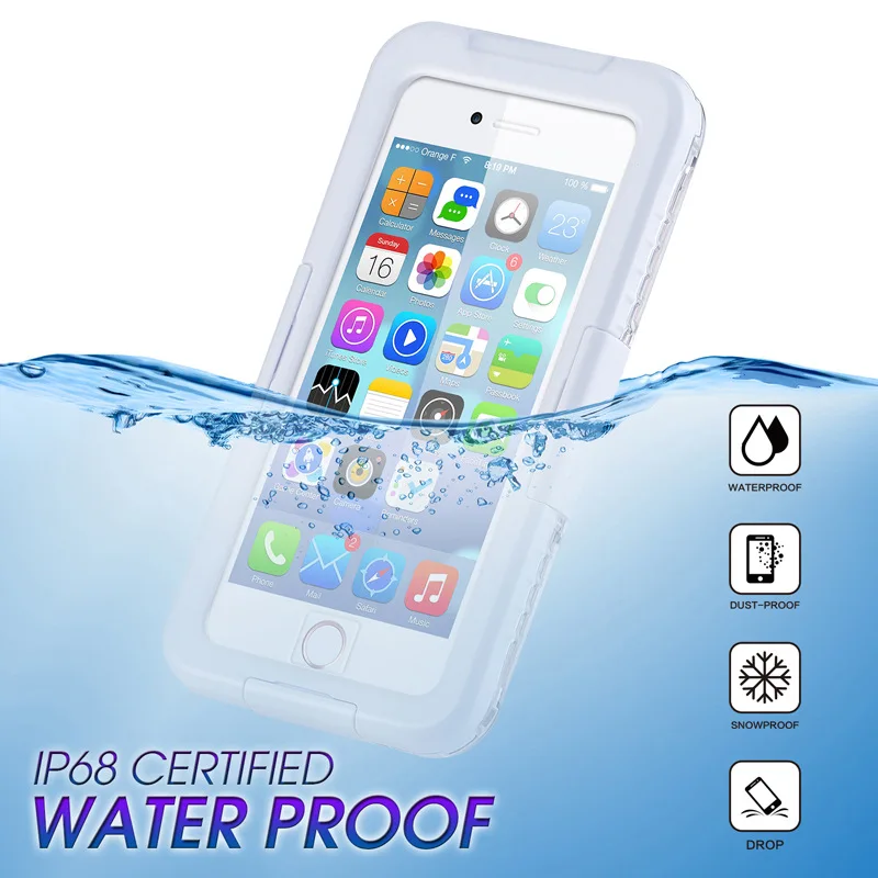 Водонепроницаемый противоударный чехол для iPhone 6 6S 7 8 Plus X XS Max XR 10|Бамперы| |
