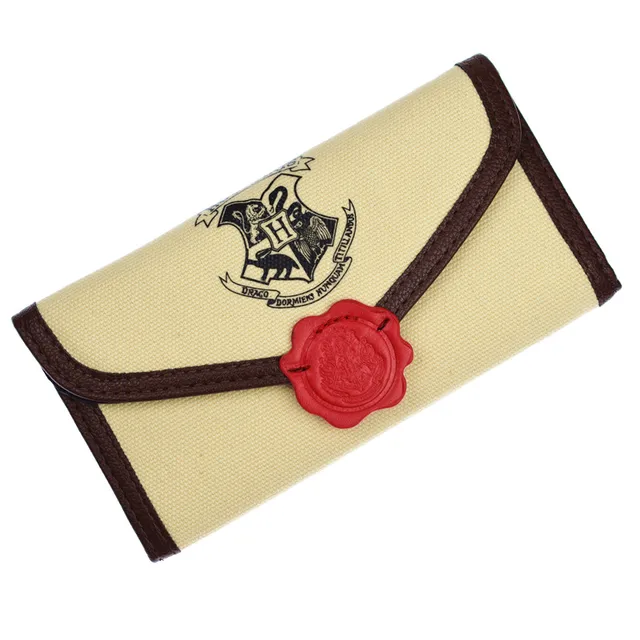 Harry Potter Letter Zip Around Wallet Fashion Women Wallets Designer Brand Purse Lady Party Wallet Female Hogwarts Wallets
