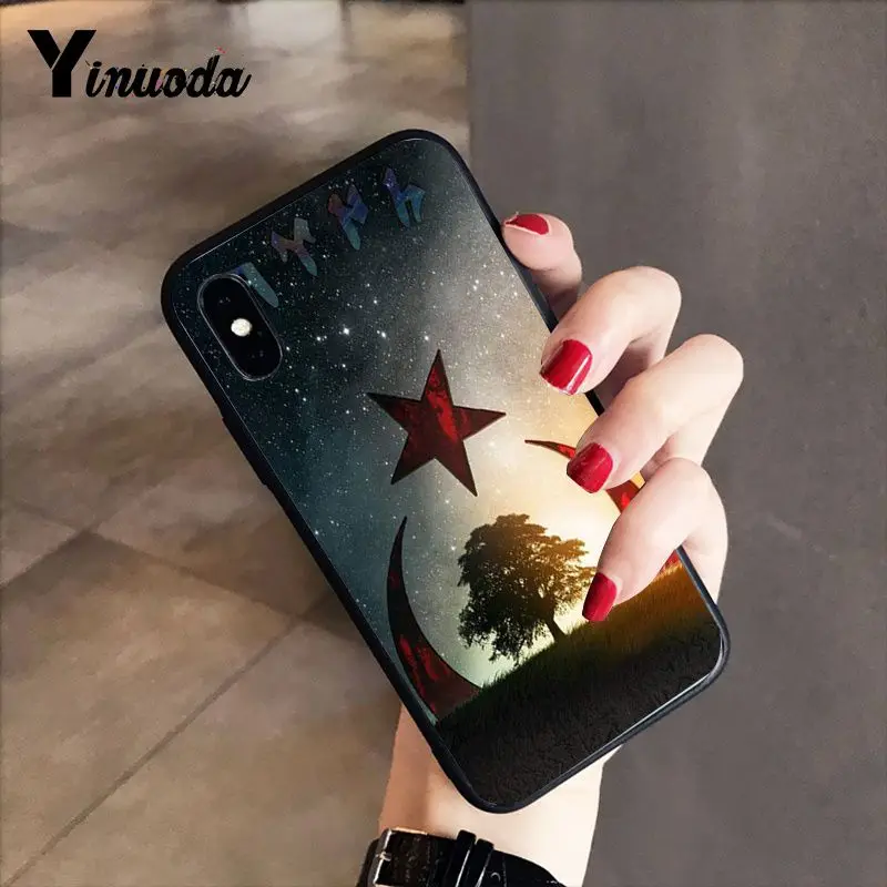 Yinuoda azerbaiana buta flag Красочный милый чехол для телефона iPhone 8 7 6 6S 6Plus X XS MAX 5 5S SE XR 10 Чехол