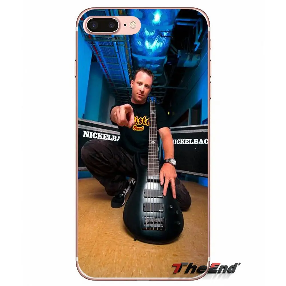 Чехол из ТПУ для iPhone X 4 4S 5 5S 5C SE 6 6S 7 8 Plus Samsung Galaxy J1 J3 J5 J7 A3 A5 2016 2017 Nickelback Chad Kroeger