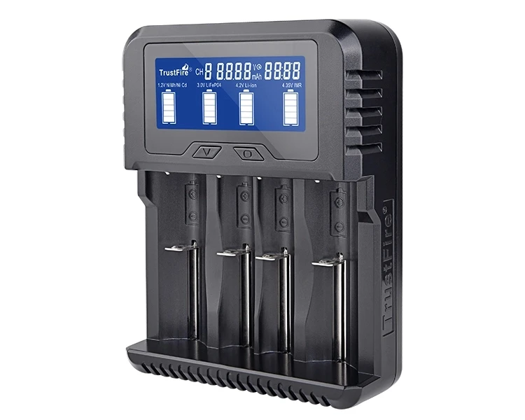 TrustFire TR-020 быстрая Зарядное устройство 3,0 USB Зарядное устройство QC3.0 Смарт Батарея Зарядное устройство Набор 18650/26650/32650 Батарея Зарядное устройство