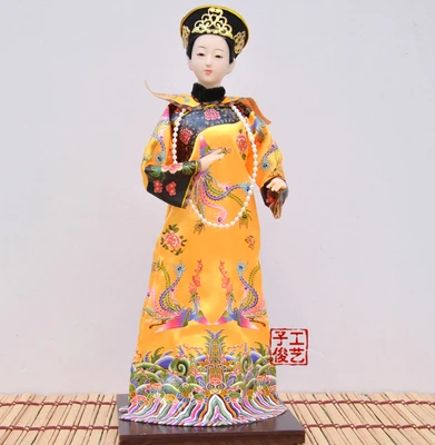 Китайский стиль, антикварное платье, кукла, игрушка династии Цин, принцесса, Пекинский дворец, Подарочная комната, декоративное украшение, ручная работа - Цвет: 24