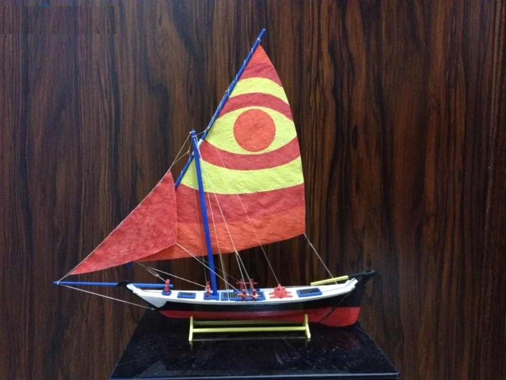 Классический Египетский парусник Sacle 1/50 Dhow Felucca 1887 деревянные модельные