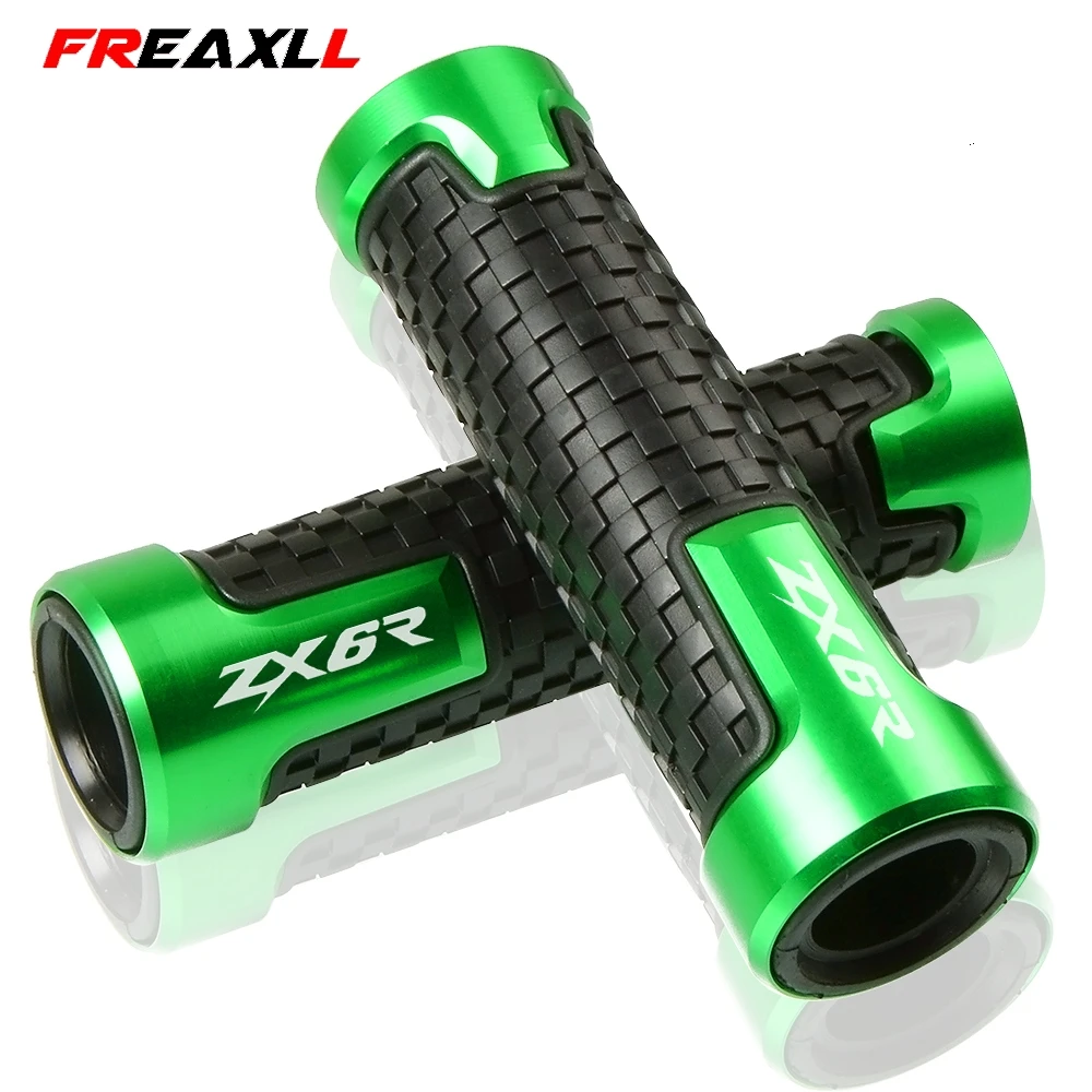 

7/8 "22mm Universal Motorcycle Handle Handlebar Hand Bar Grip For KAWASAKI ZX-6R ZX6R 1995-2012 2005 2006 2007 2008 2009-2011