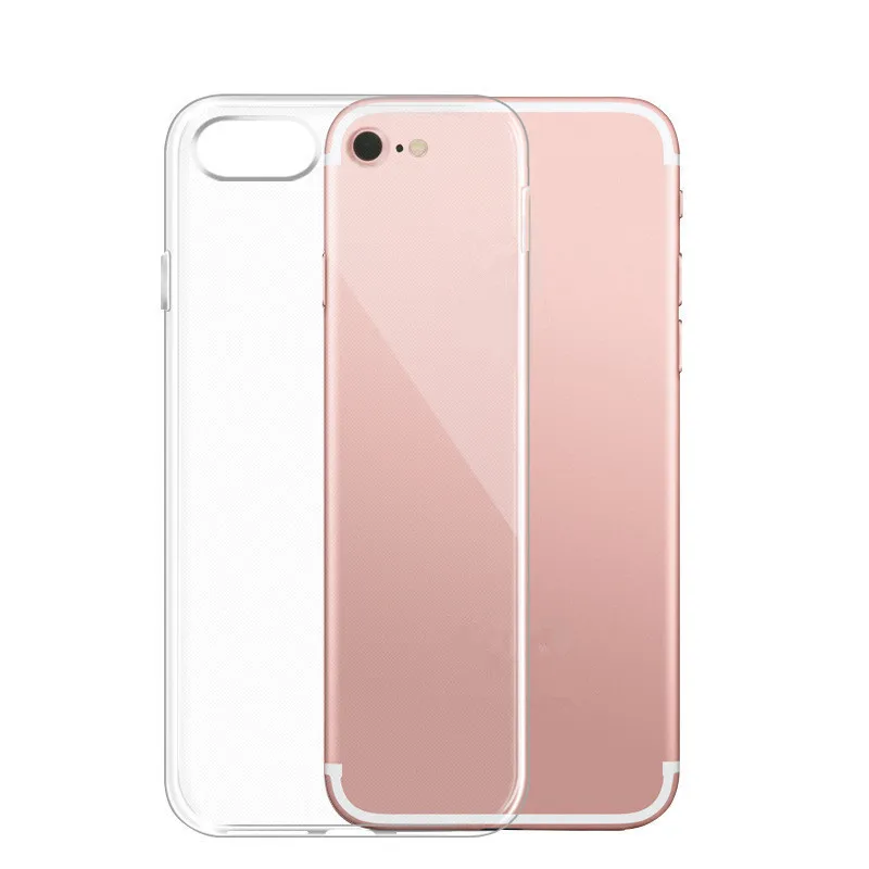 

For iPhone X Ultra Thin Clear TPU Case For iPhone 4 4S 5 5S 6 6S 7 8 Plus Transparent Soft Crystal Slim Protective Phone Cover