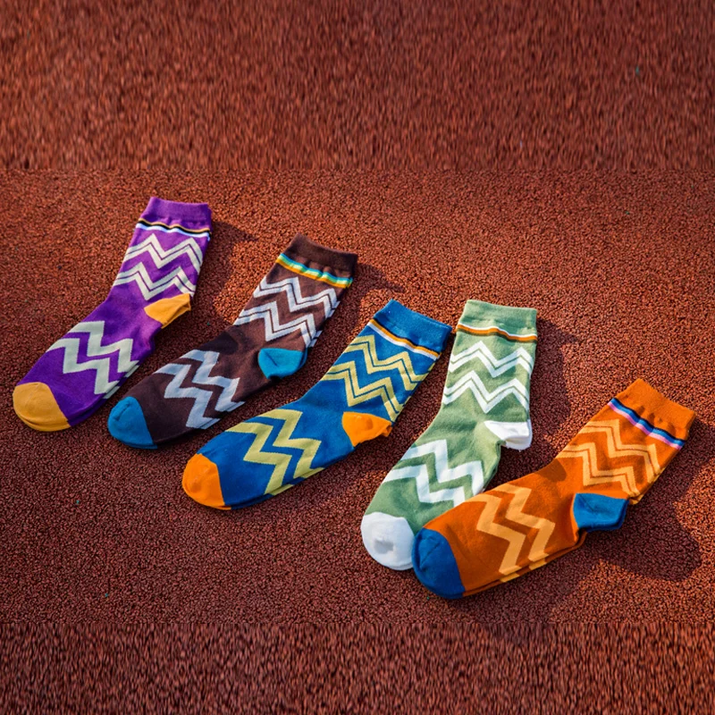 Hot Sale Spring Summer Autumn men standard cotton sock candy color