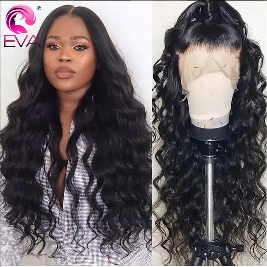 Eva Hair Full Lace Human Hair Wigs Pre Plucked Hairline With Baby Hair Full Lace Wig Bleached Knots Brazilian Remy Hair 10\