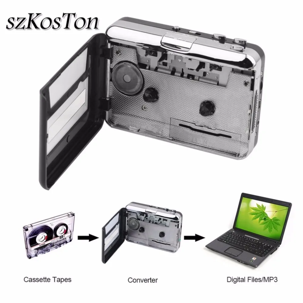 

High Quality USB Cassette to MP3 Portable Walkman Cassette Player Audio Music Tape Player USB Cassette Capture Converter