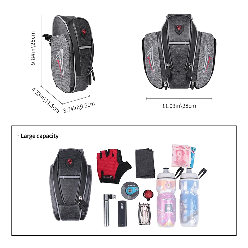 WHEEL-UP-Bicycle-Saddle-Bag-With-Water-Bottle-Pocket-Waterproof-MTB-Bike-Rear-Bags-Cycling (3)
