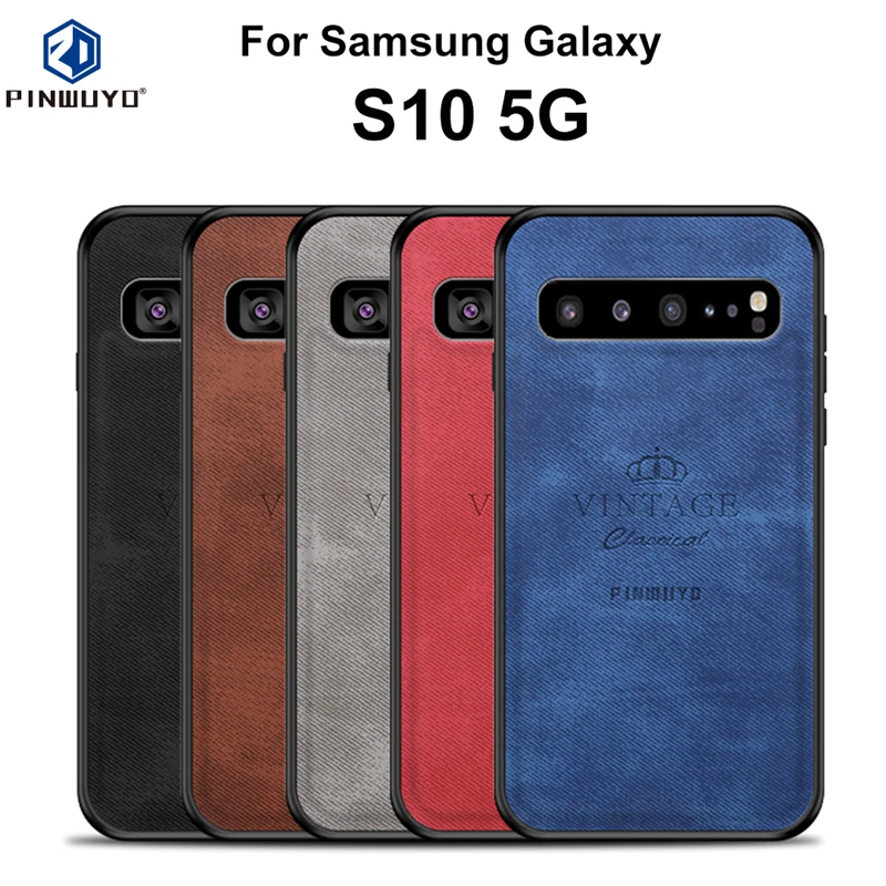 Чехол для телефона samsung Galaxy S10 5G винтажный плотный чехол из искусственной кожи 6 7