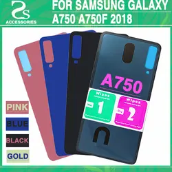 10 шт Новый A750 Батарея крышка для Samsung Galaxy A7 2018 A750F SM-A750 задний задняя дверь Корпус Стекло крышка Панель Запчасти для авто