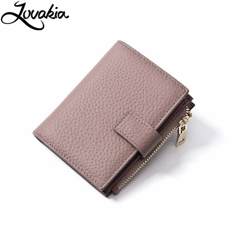 

Genuine Leather Women Short Wallet High Quality Coin Purse Female Women Cluth Handbag Gifts Cards Coin Purse Wallets