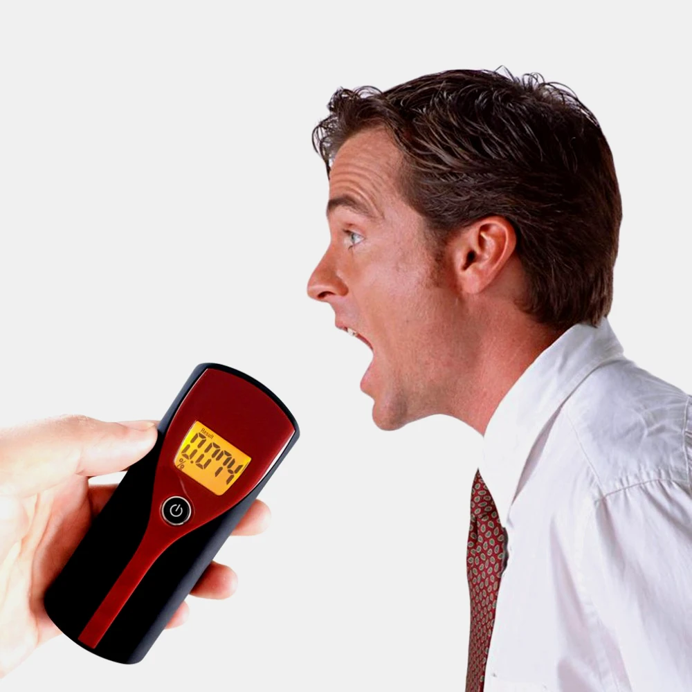 

Digital Alcohol Breath Alert Breath Tester LCD Display with audible alert Quick response The Breathalyzer Parking Breathalyser