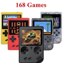 Coolbaby Retro Portable Mini Handheld Game Player Console 8 Bit 3 Inch Color LCD Kids Color Game Player Built in 168 Video games