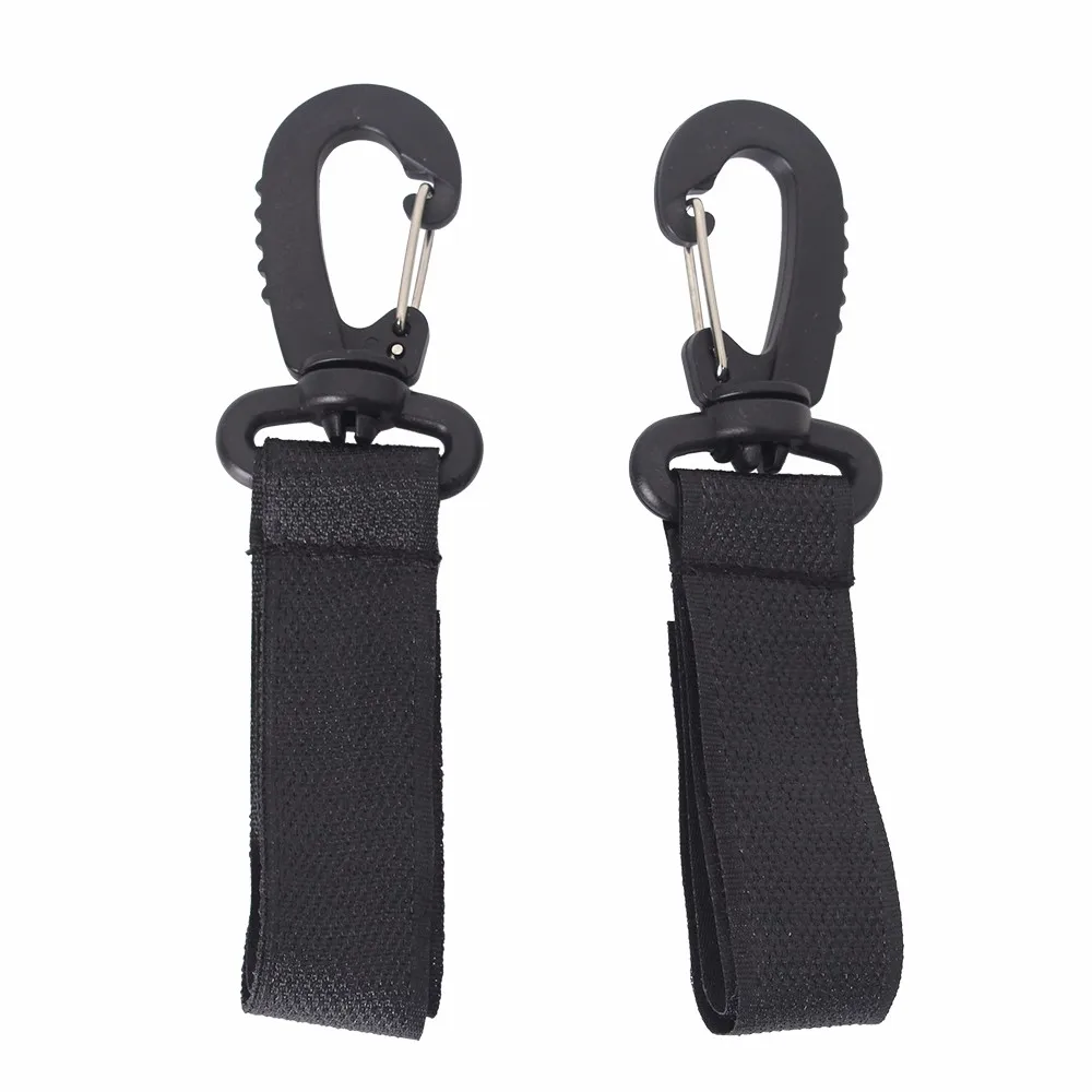 

2 PCS Baby Stroller Hook Clasp Clip Metal Load-bearing Buckle Hanging Diaper Bag Holder Hooks Baby Stroller accessories