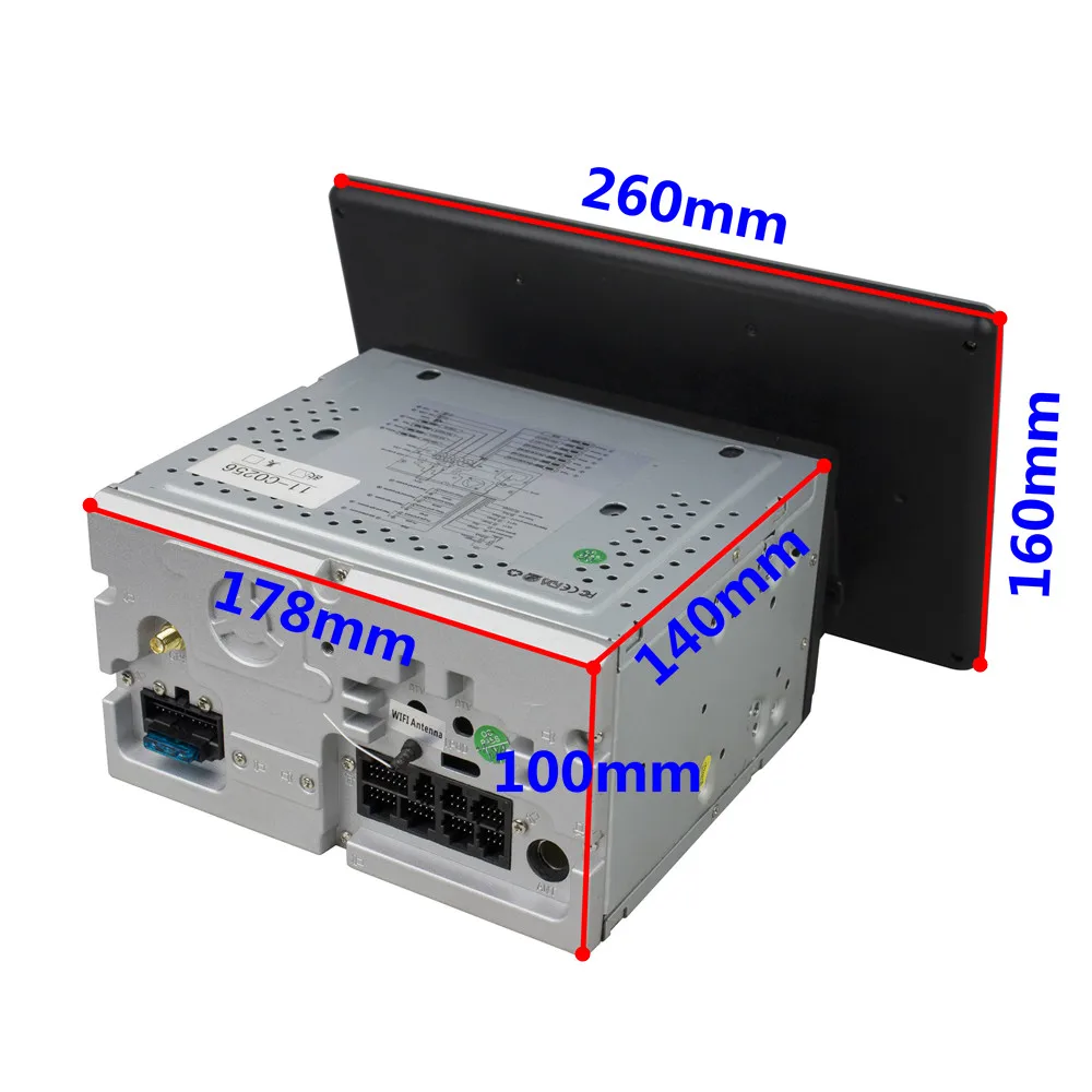 Sale 10.1" IPS 4G Octa Core Android 8.0 4GB RAM 32GB ROM BT 2Din Rotative Screen Universal Car DVD Multimedia Player Radio Stereo GPS 0