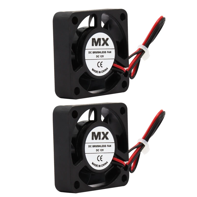 1 шт. DC 12V 24V 4010 Вентилятор охлаждения 2 Pin Dupont провод бесщеточный 40*40*10 охлажденный