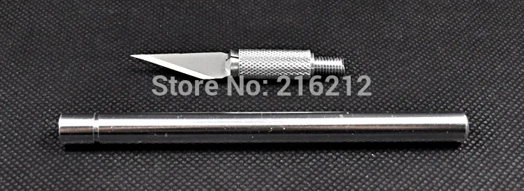 Лидер продаж металлический нож для скальпеля non-инструменты скольжения комплект резак гравюра ножи+ 6 шт. лезвие мобильного телефона Ноутбук PCB DIY Repair