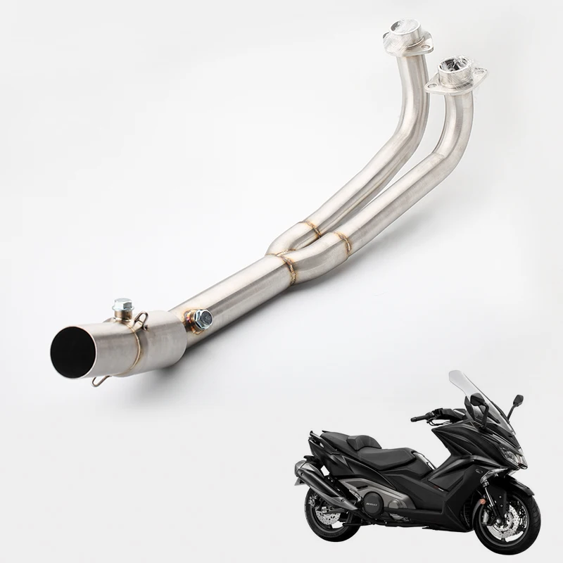 

Modified FOR KYMCOAK550 Motorcycle Scorpion Exhaust Pipe for Stainless Steel Front Section